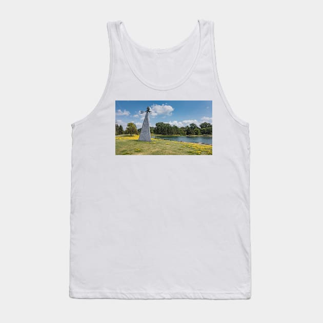 Windmill in a park Tank Top by josefpittner